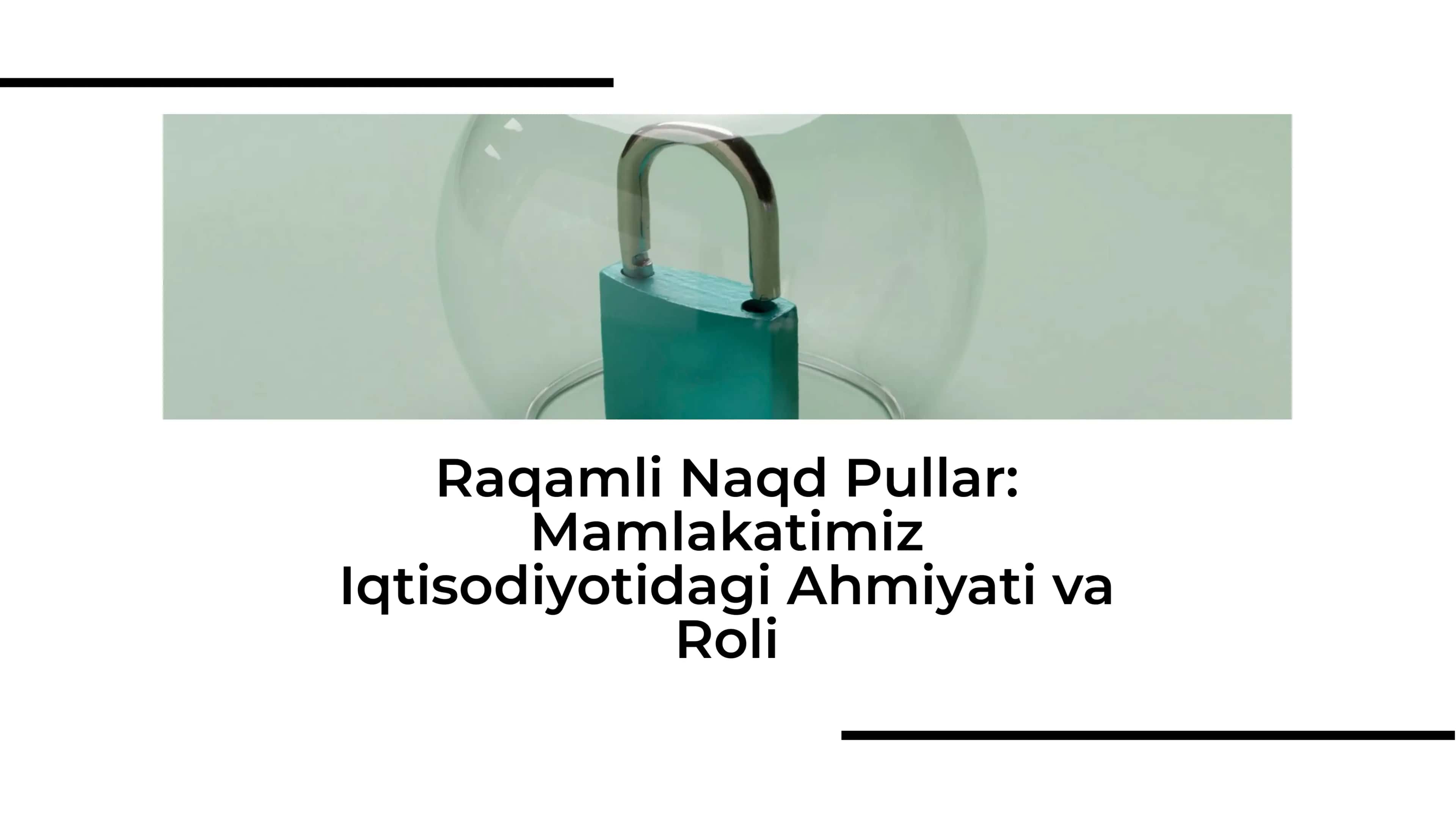 Raqamli Naqd Pullar