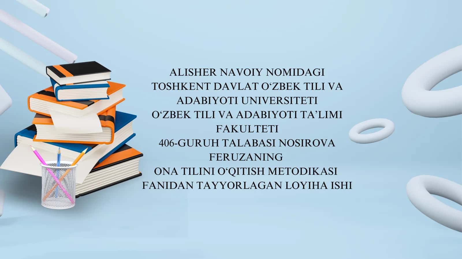 O‘ZBEK TILI VA ADABIYOTI TA’LIMI