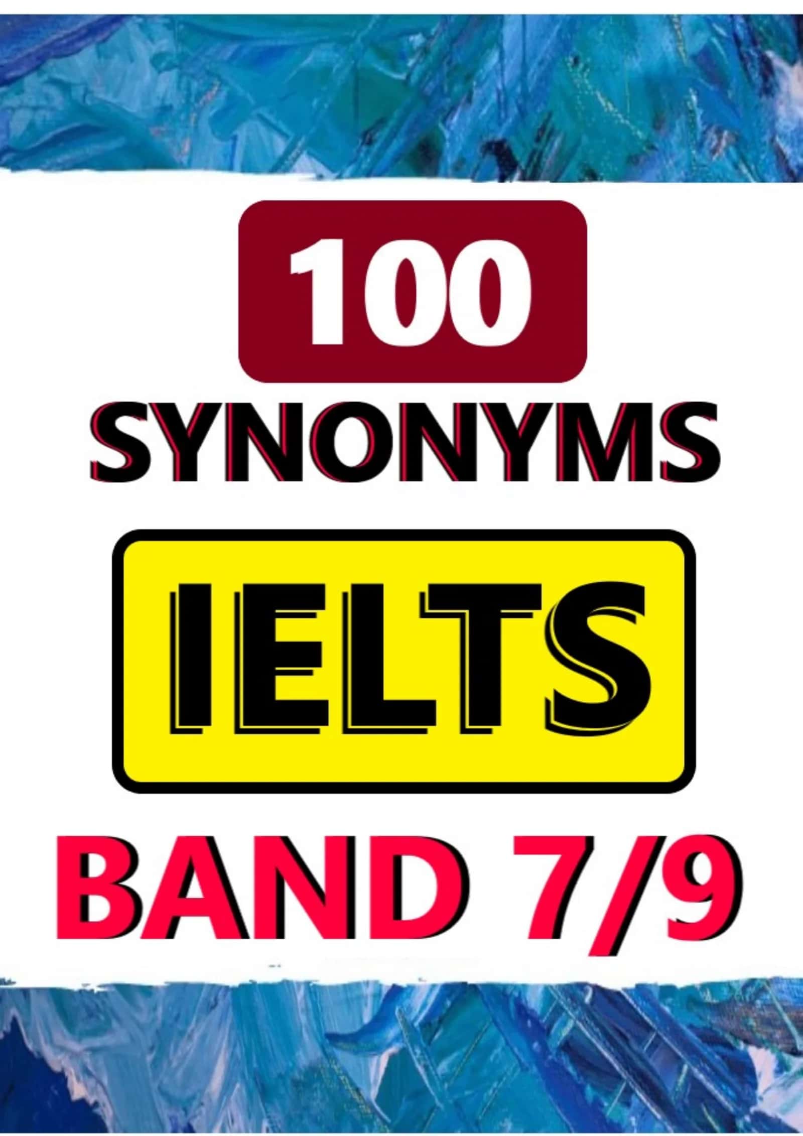 English synonyms words 100