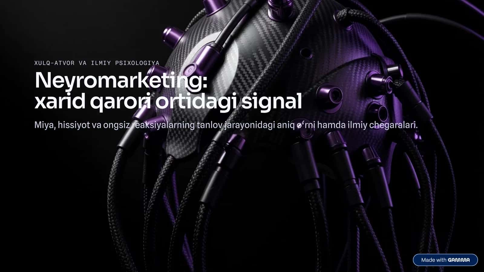 Neyromarketing — inson miyasi va xarid qilish psixologiyasi