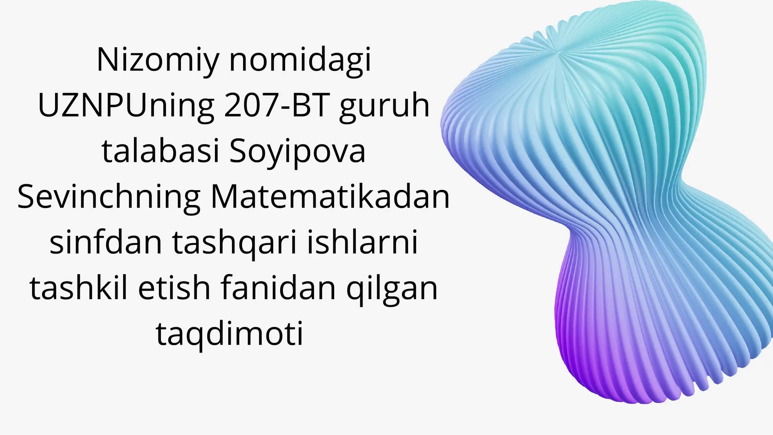 Matematikadan amaliy loyihalar: Kreativ fikrlashni rivojlantirish