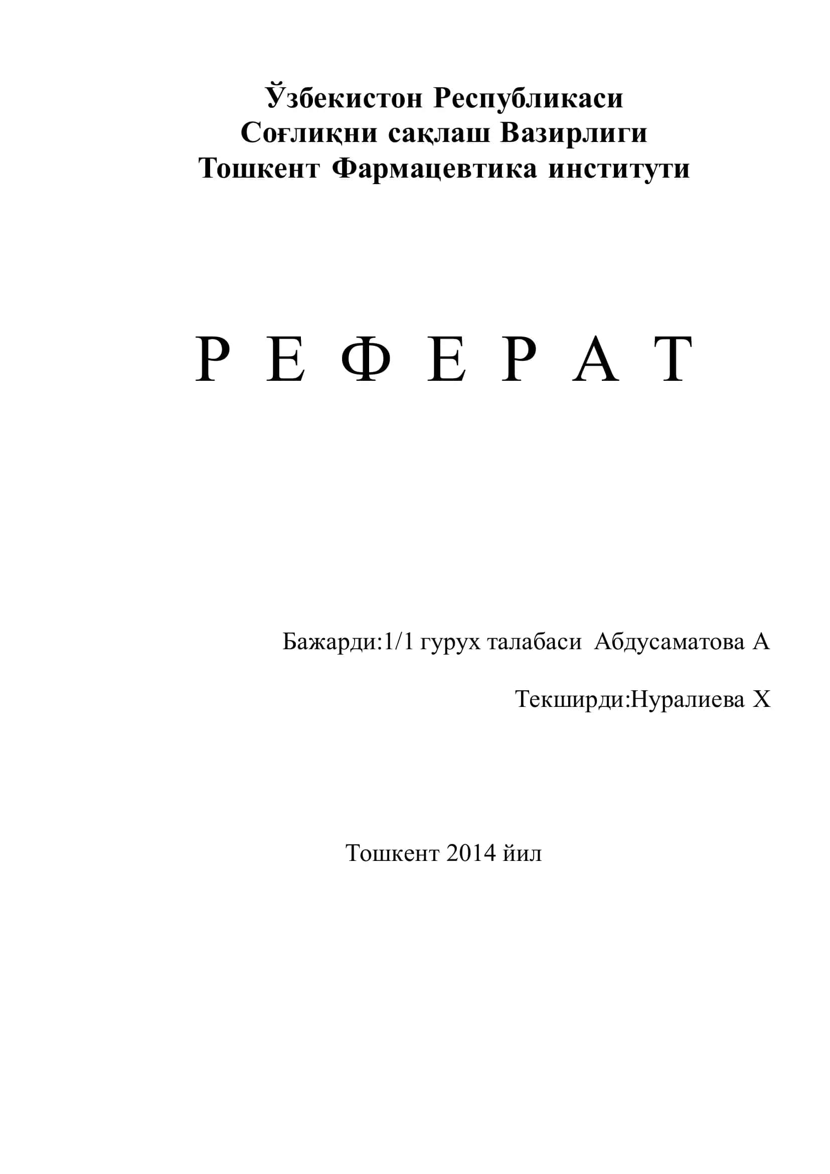 EKOLOGIK MUAMMOLAR