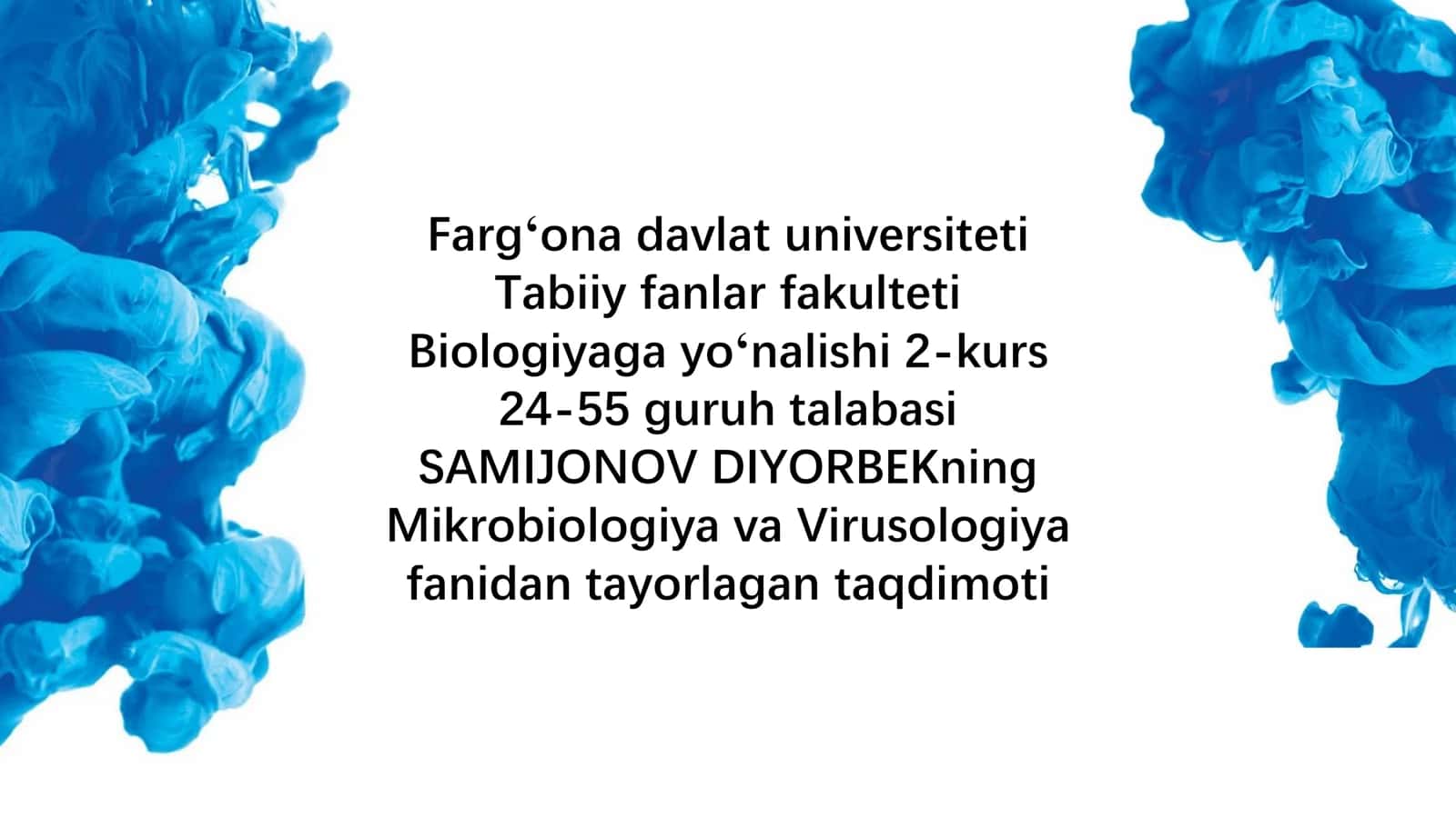 Mikrobiologiya va Virusologiya