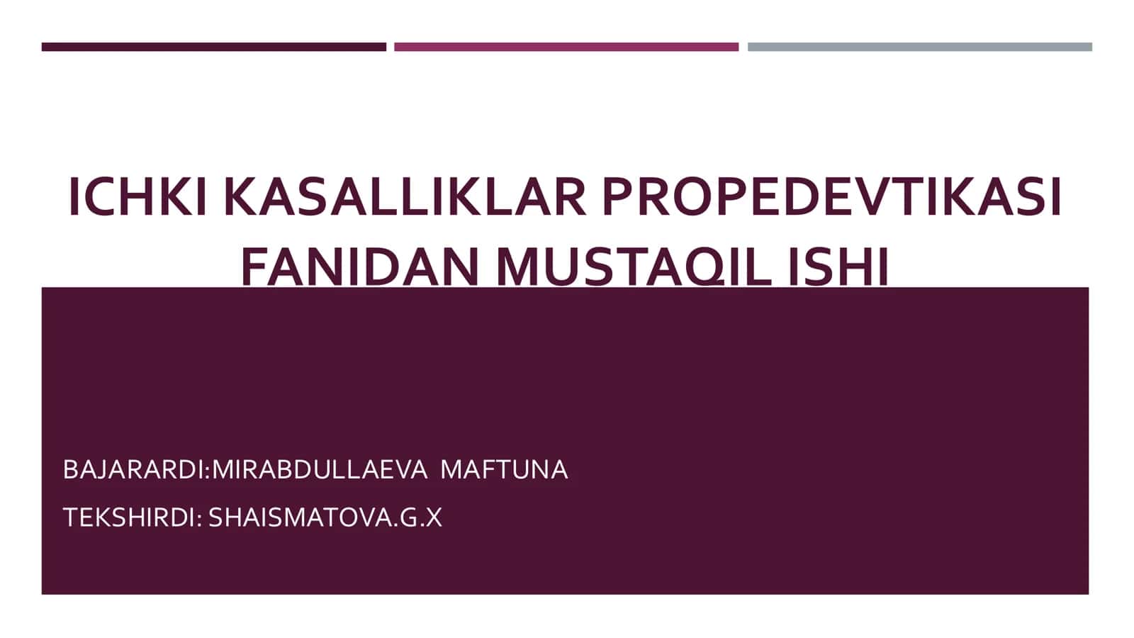 ELEKTROKARDIOGRAFIYA (EKG)