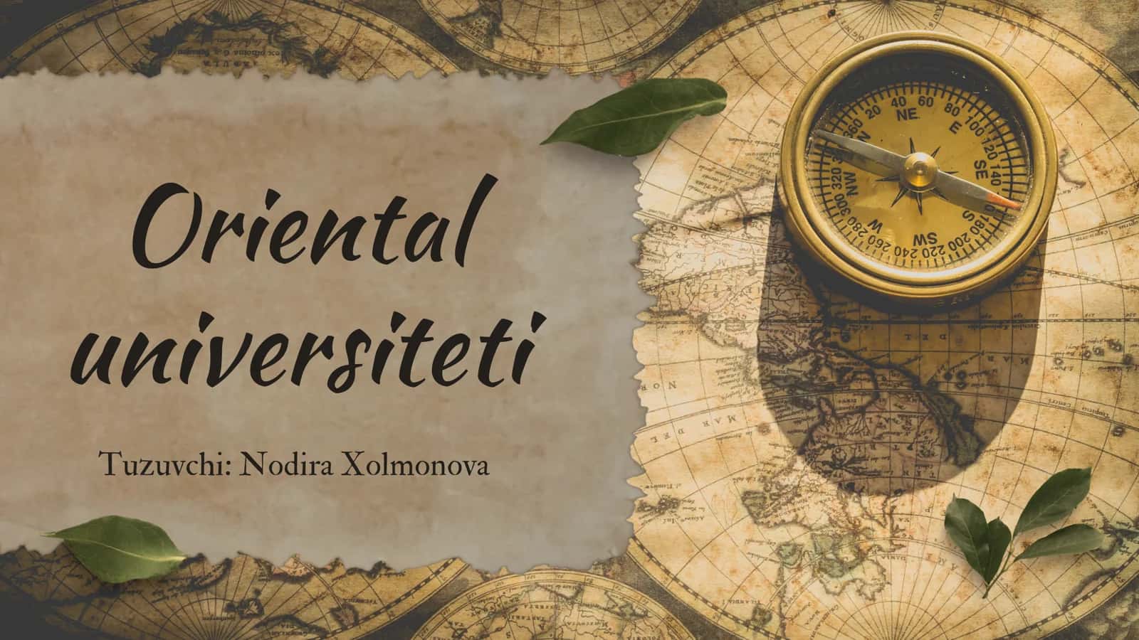 XVI-XVII asrlar rus va yevropa tillaridagi manbalarda O‘rta Osiyo tavsifi