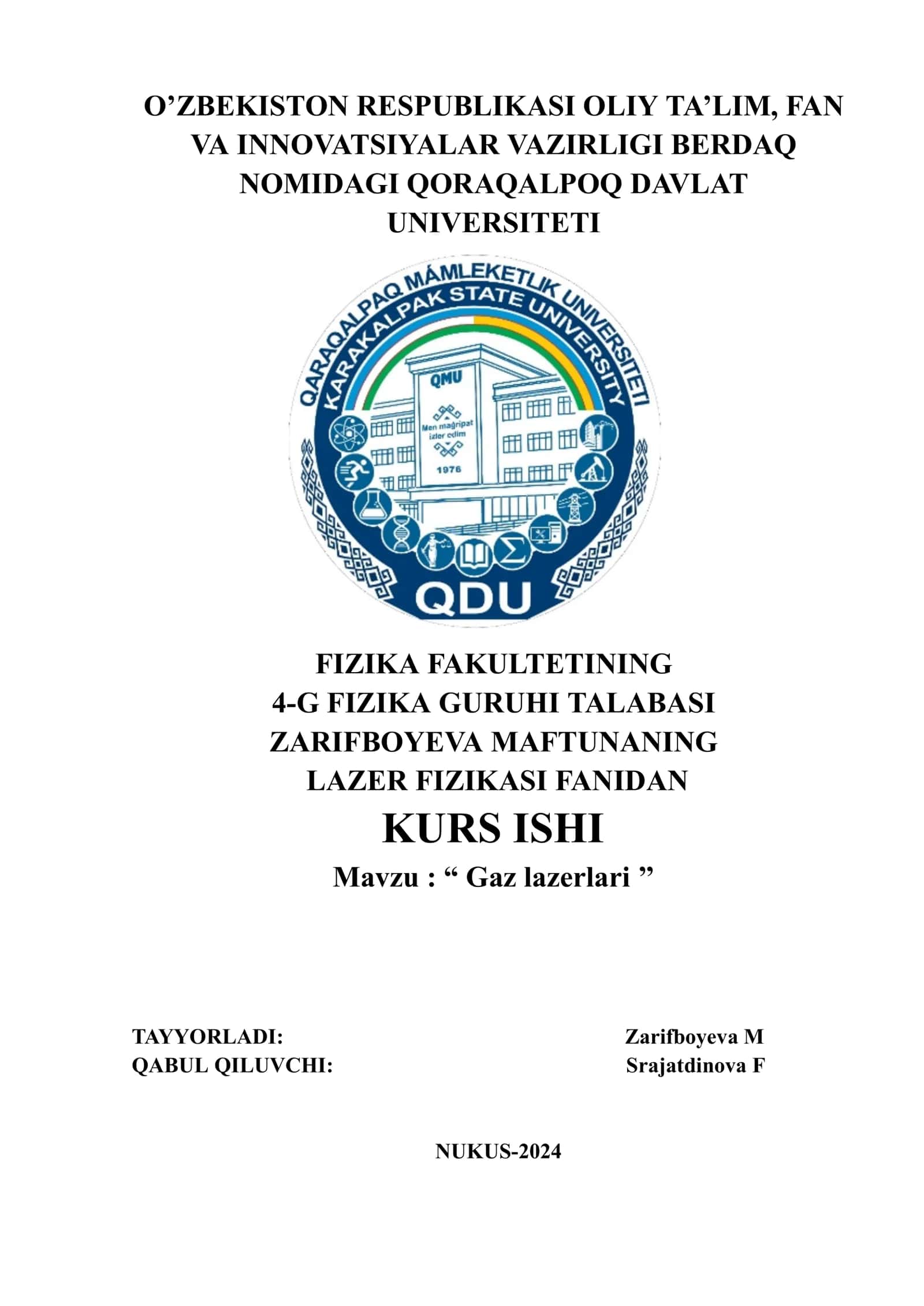 Gaz lazerlari