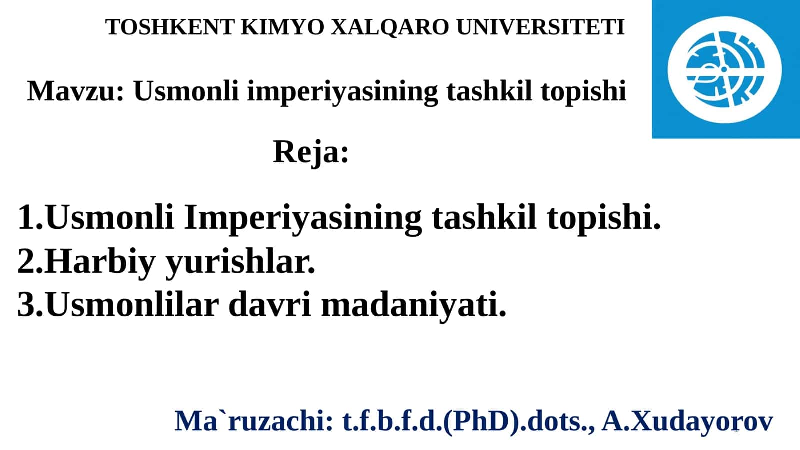 Usmonli imperiyasining tashkil topishi