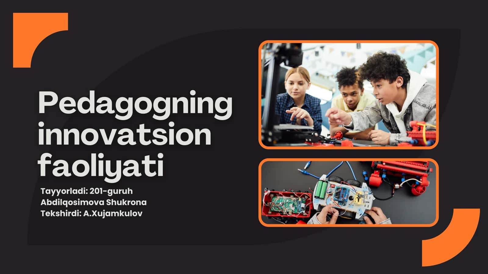 Pedagogning innovatsion faoliyati
