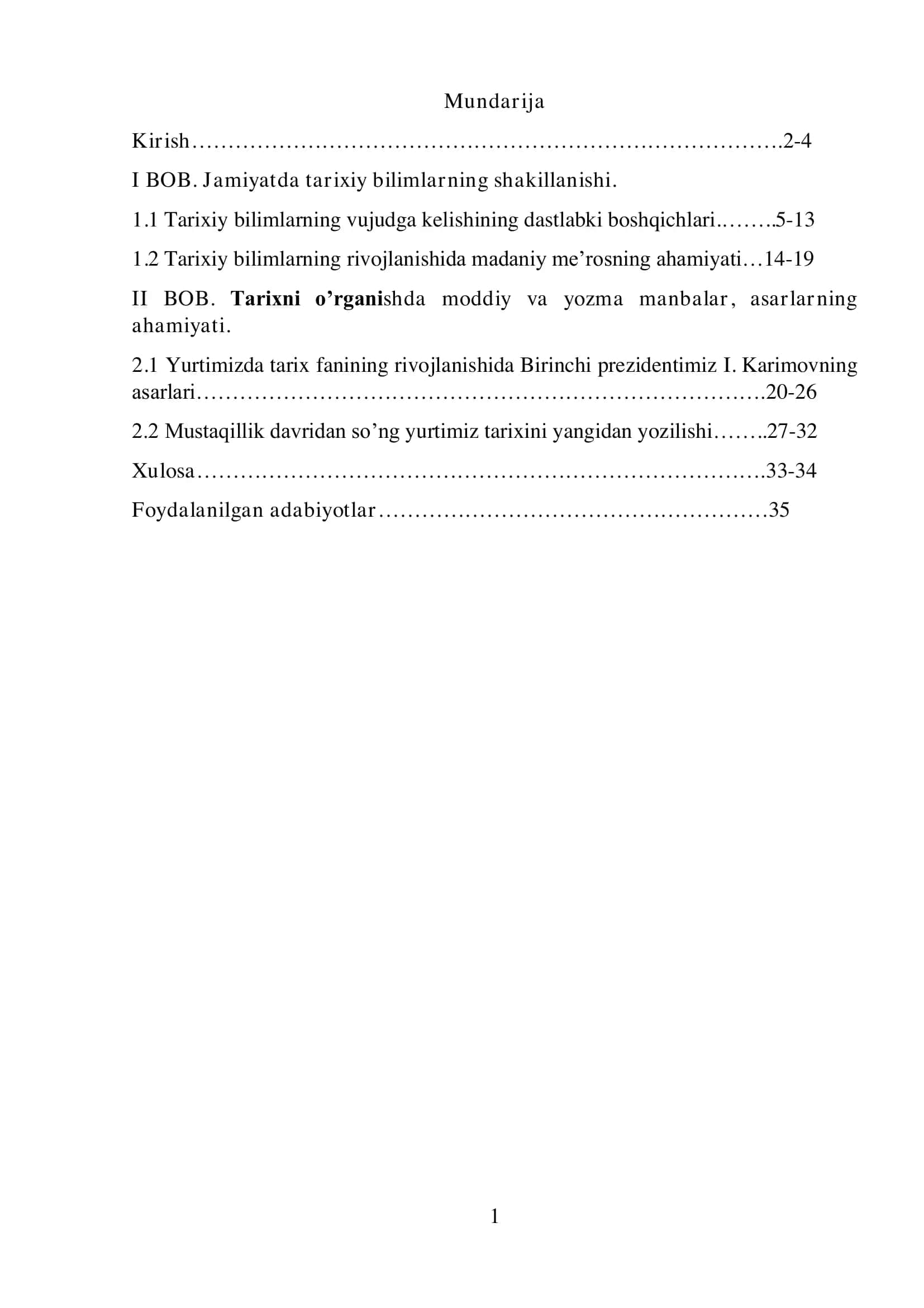 Tarix
