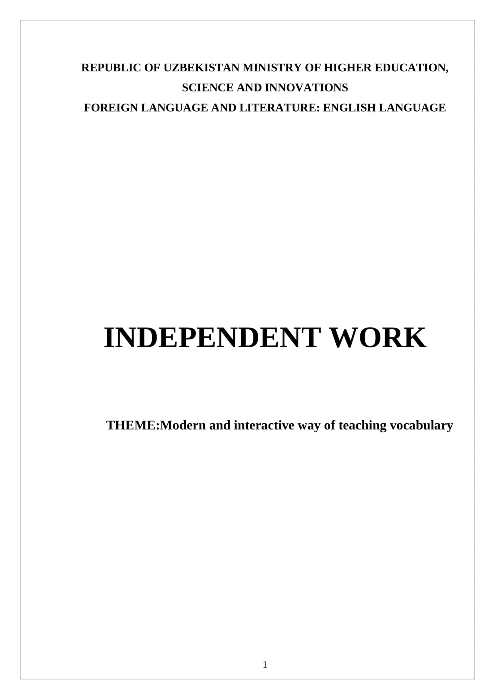 Modern and interactive way of teaching vocabulary.