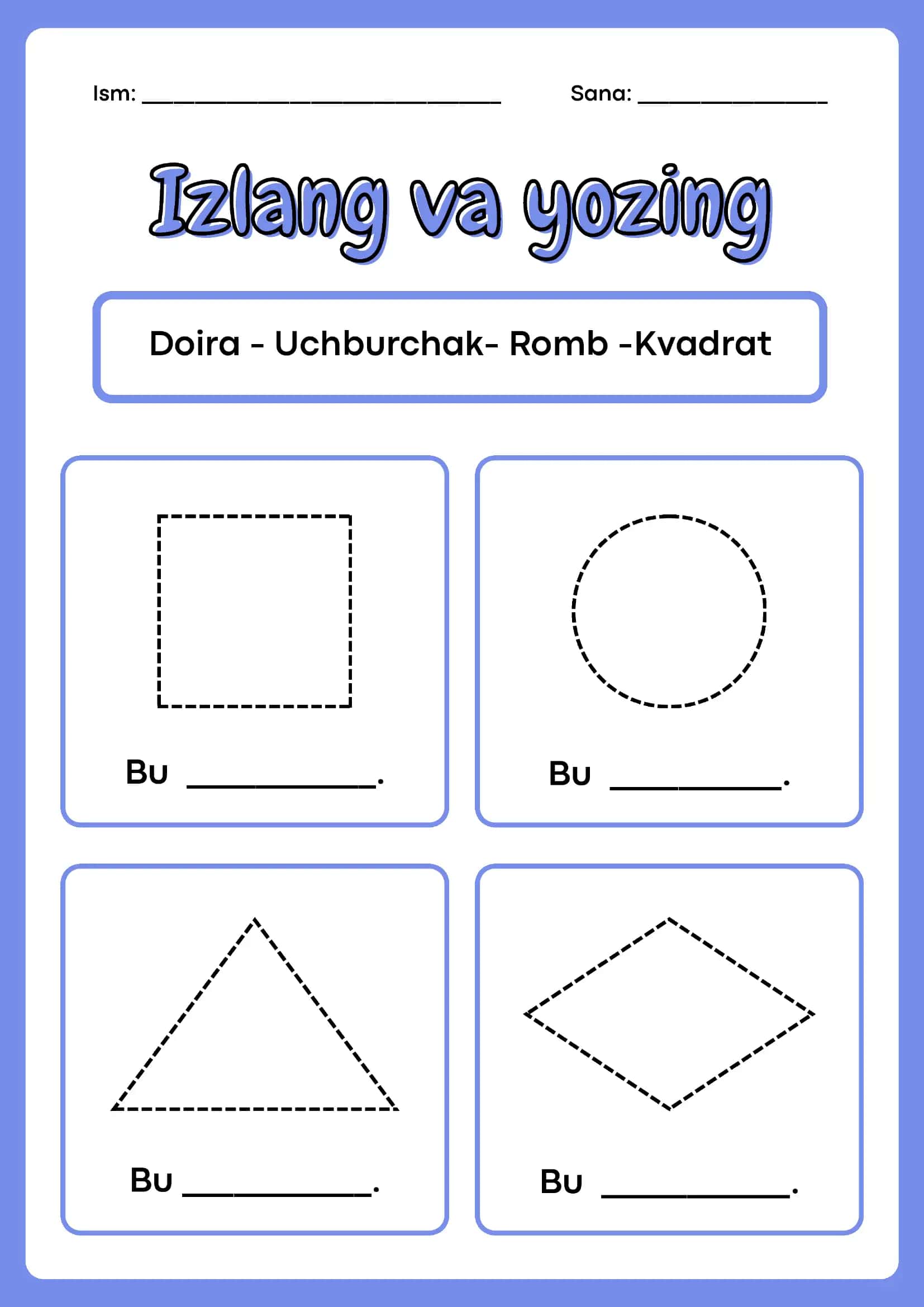 Geometrik shakllar