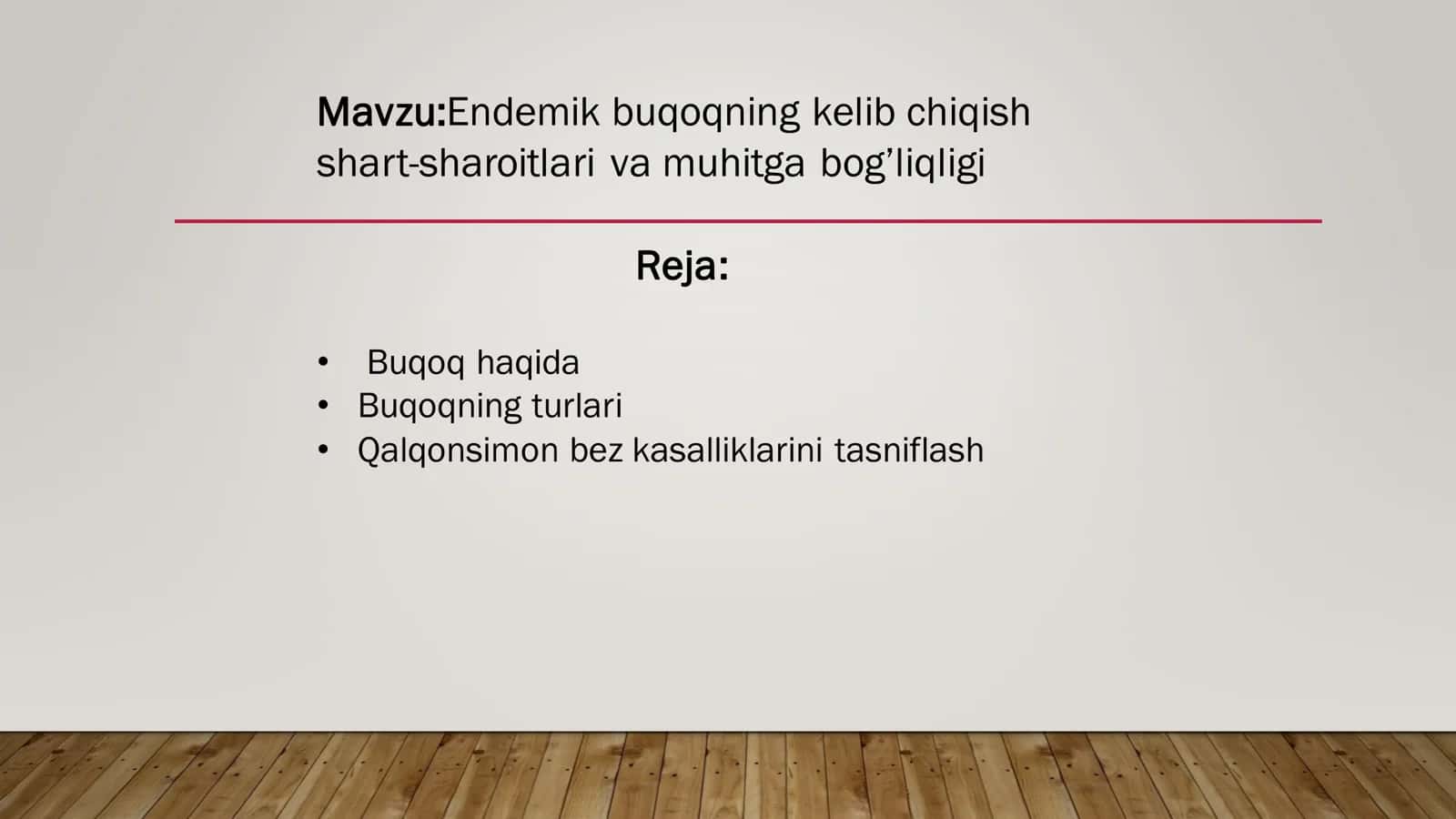 Endemik buqoqning kelib chiqish shart sharoitlari va muhitga bog’liqligi