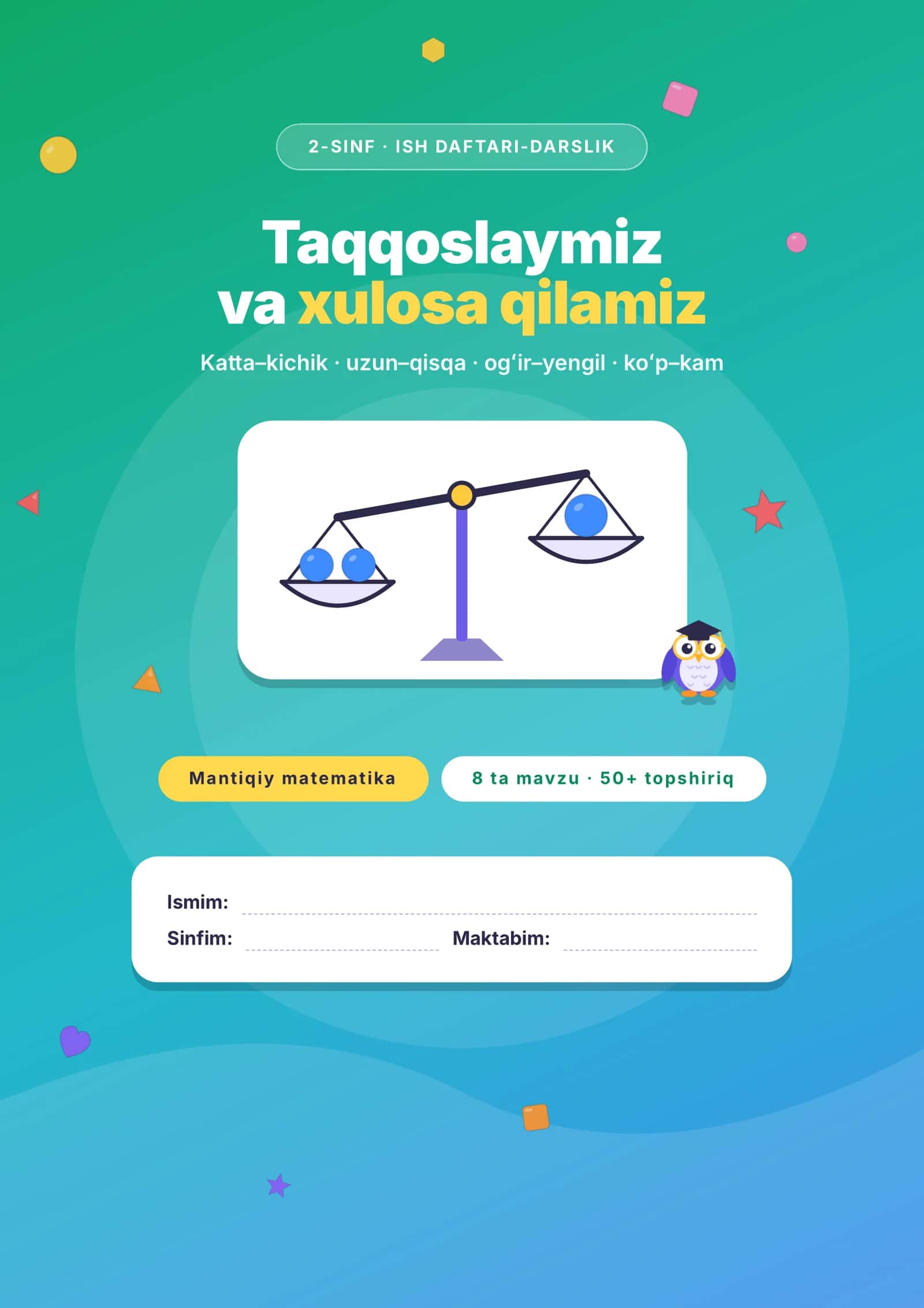 Mantiqiy matematika 2-sinf 4-dars