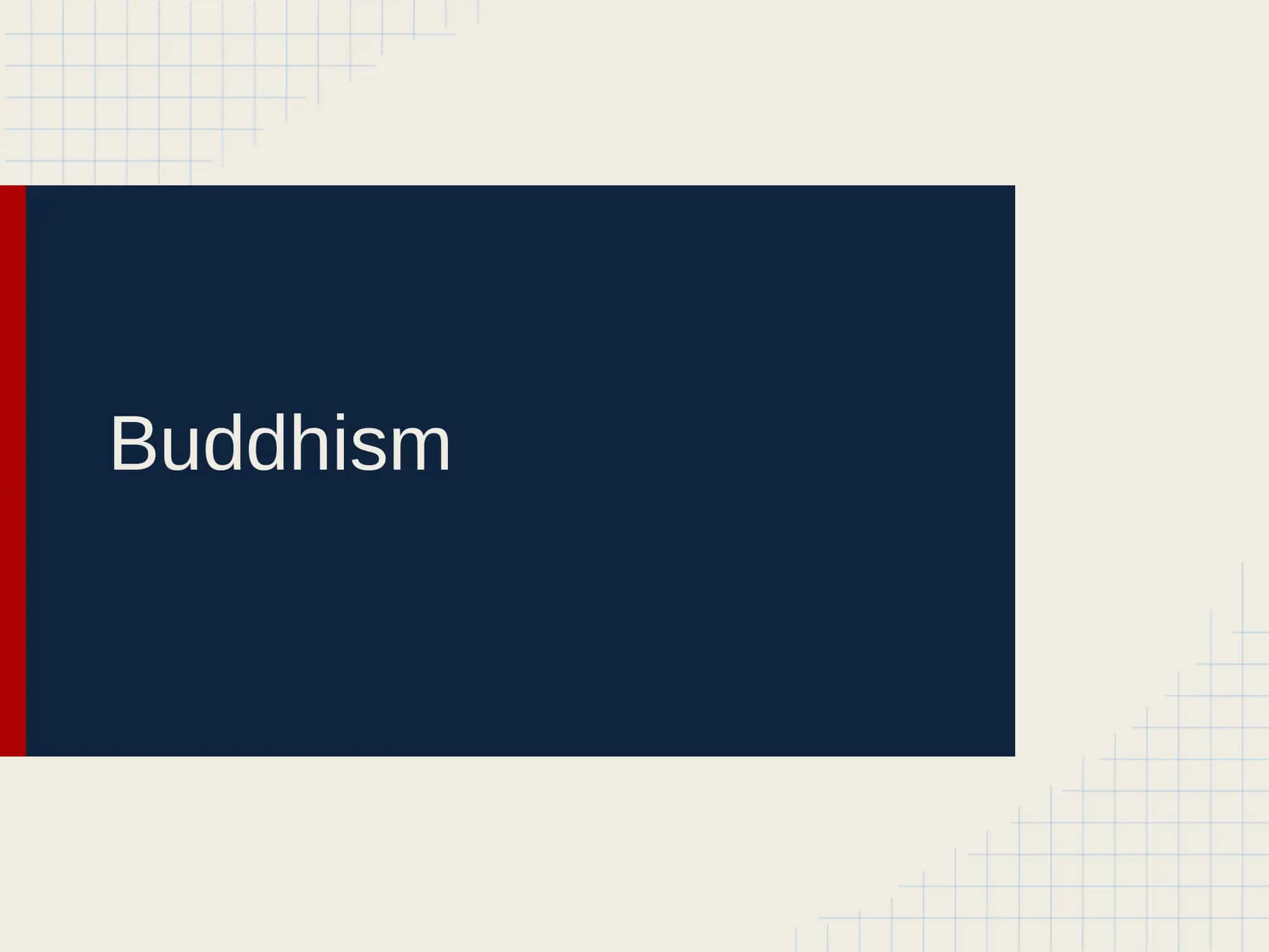 Buddhism religion