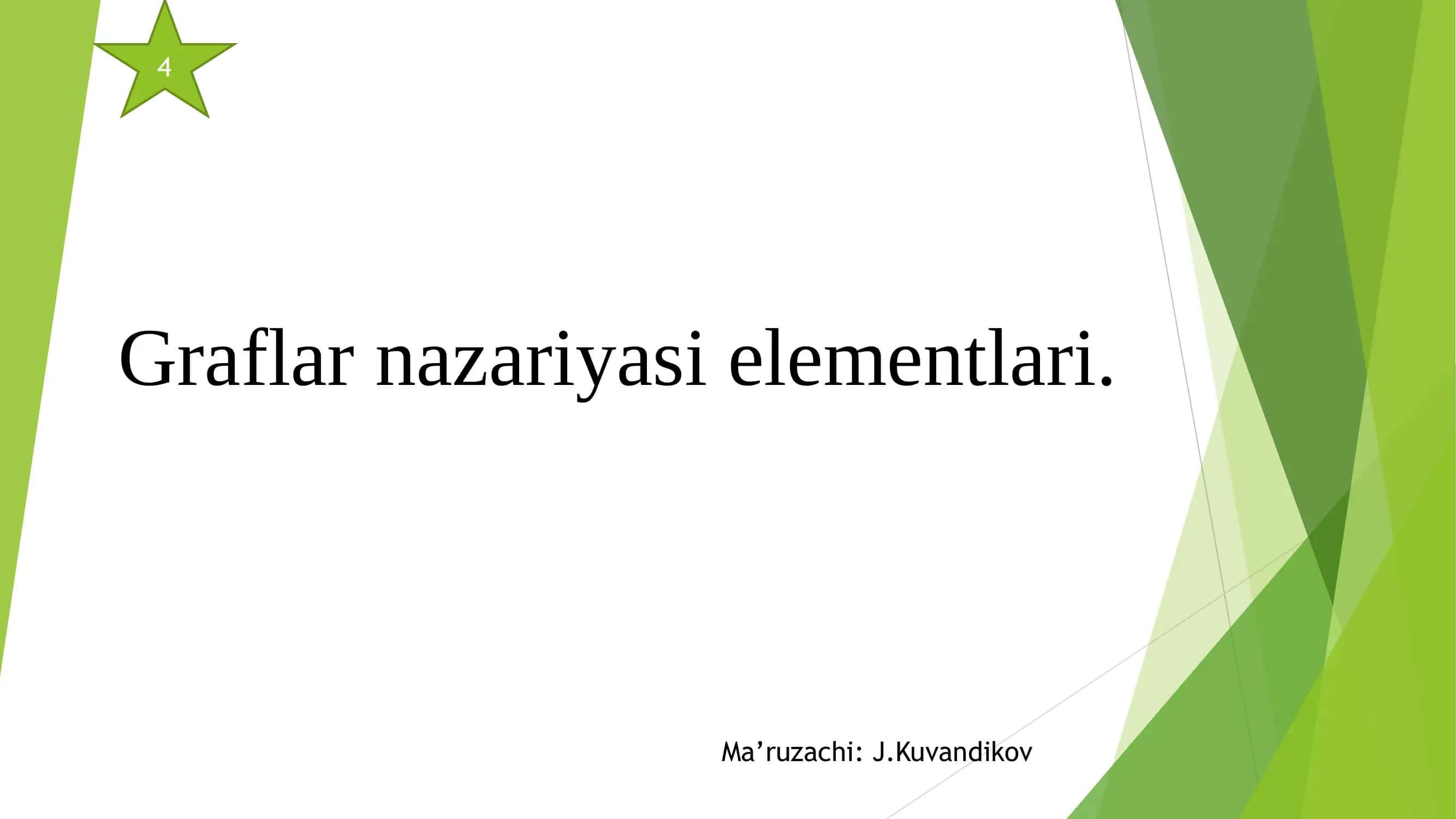 Graf qachon ishlatiladi?