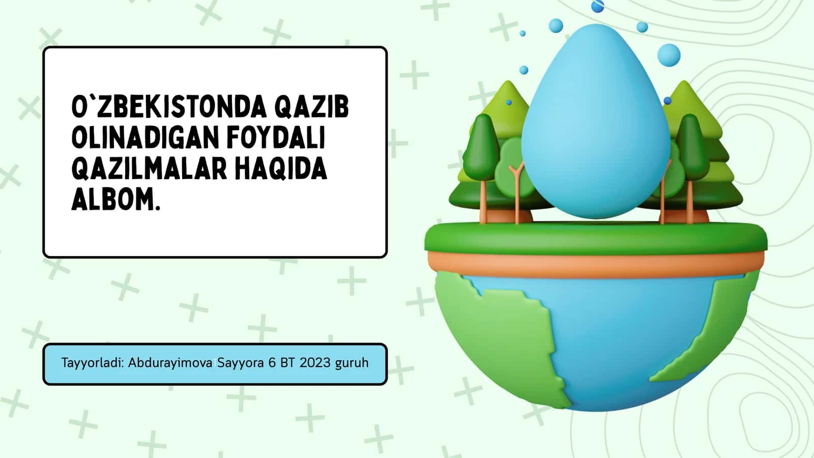 O'zbekistonda qazib olinadigan foydali qazilmalar haqida albom
