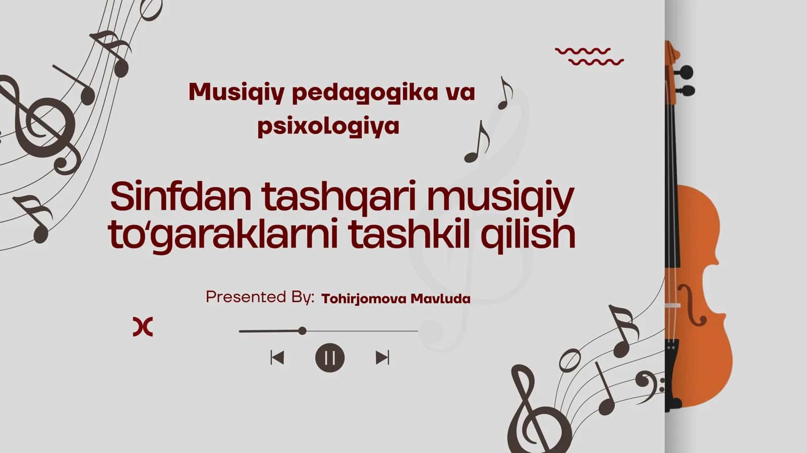Musiqiy to‘garaklar va psixologiya