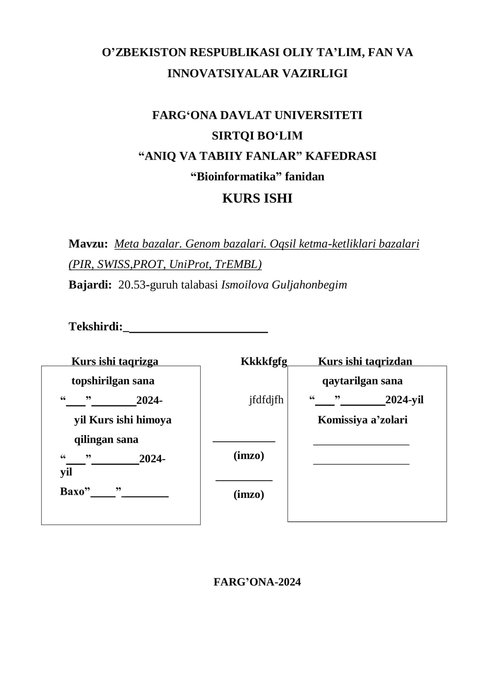 Meta bazalar. Genom bazalari. Oqsil ketma-ketliklari bazalari