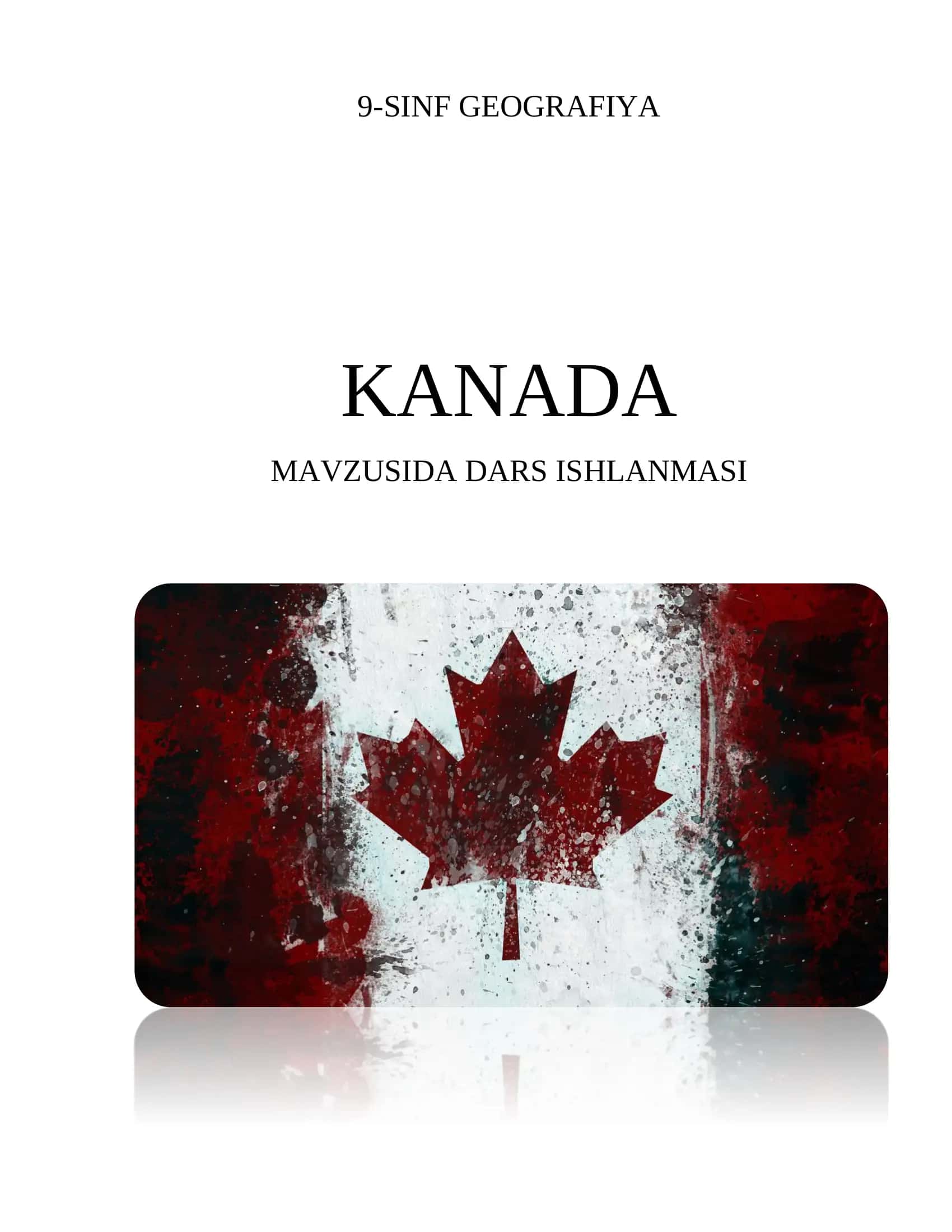 9-SINF GEOGRAFIYA KANADA