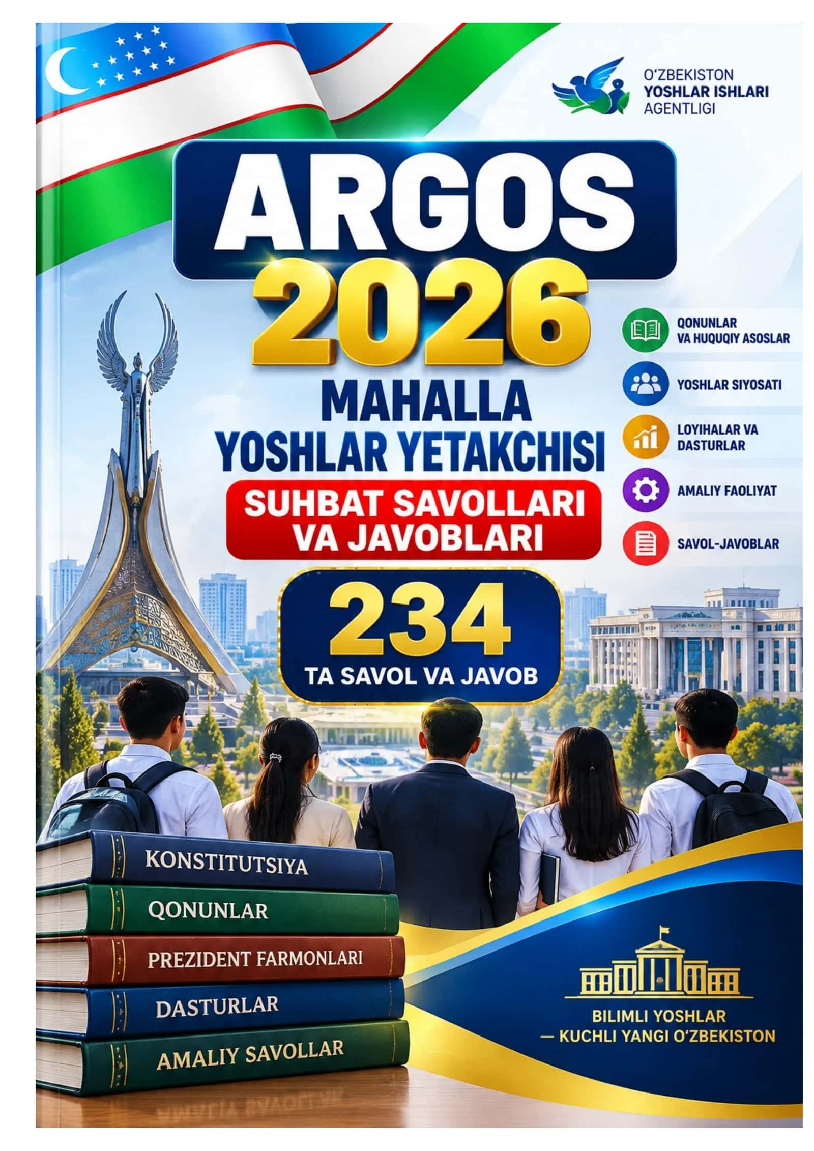 ARGOS 2026 — Mahalla yoshlar yetakchisi suhbat savollari va javoblari | 234 ta