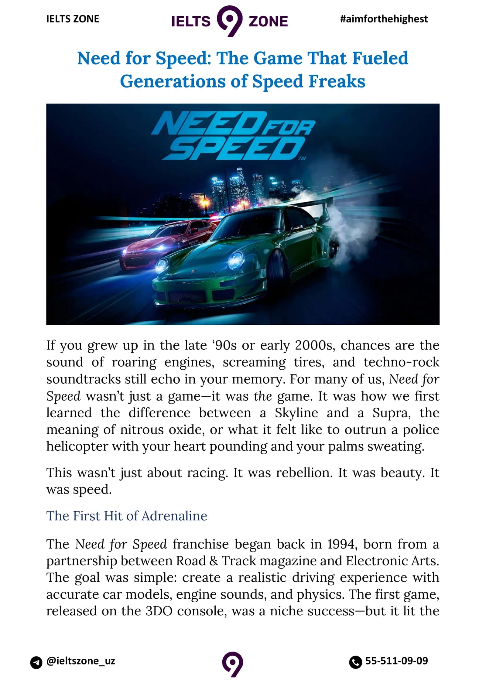 Need for Speed: The Game That Fueled Generations of Speed Freaks