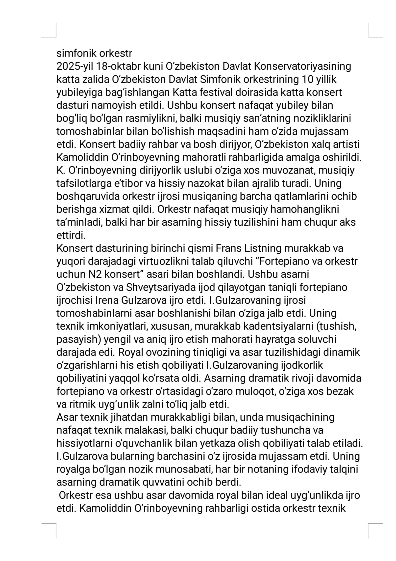 O‘zbekiston Davlat Simfonik Orkestri