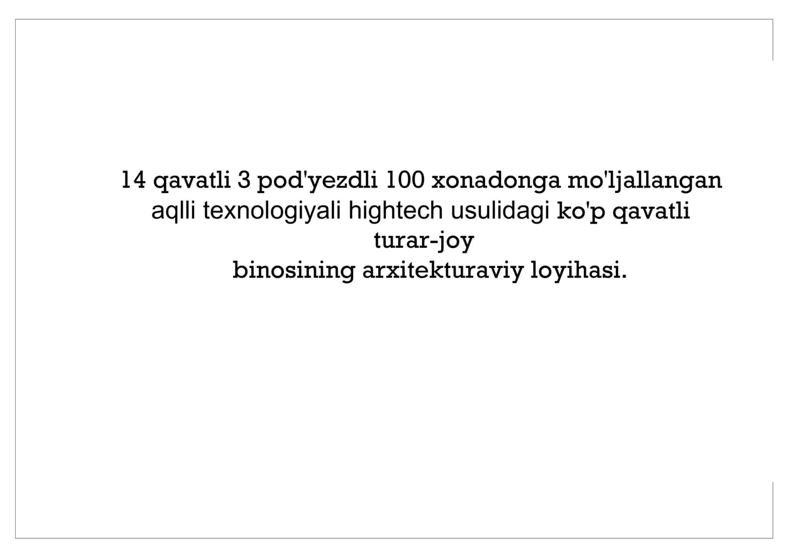 Ko'p qavatli turar-joy binosining arxitekturaviy loyihasi.pdf