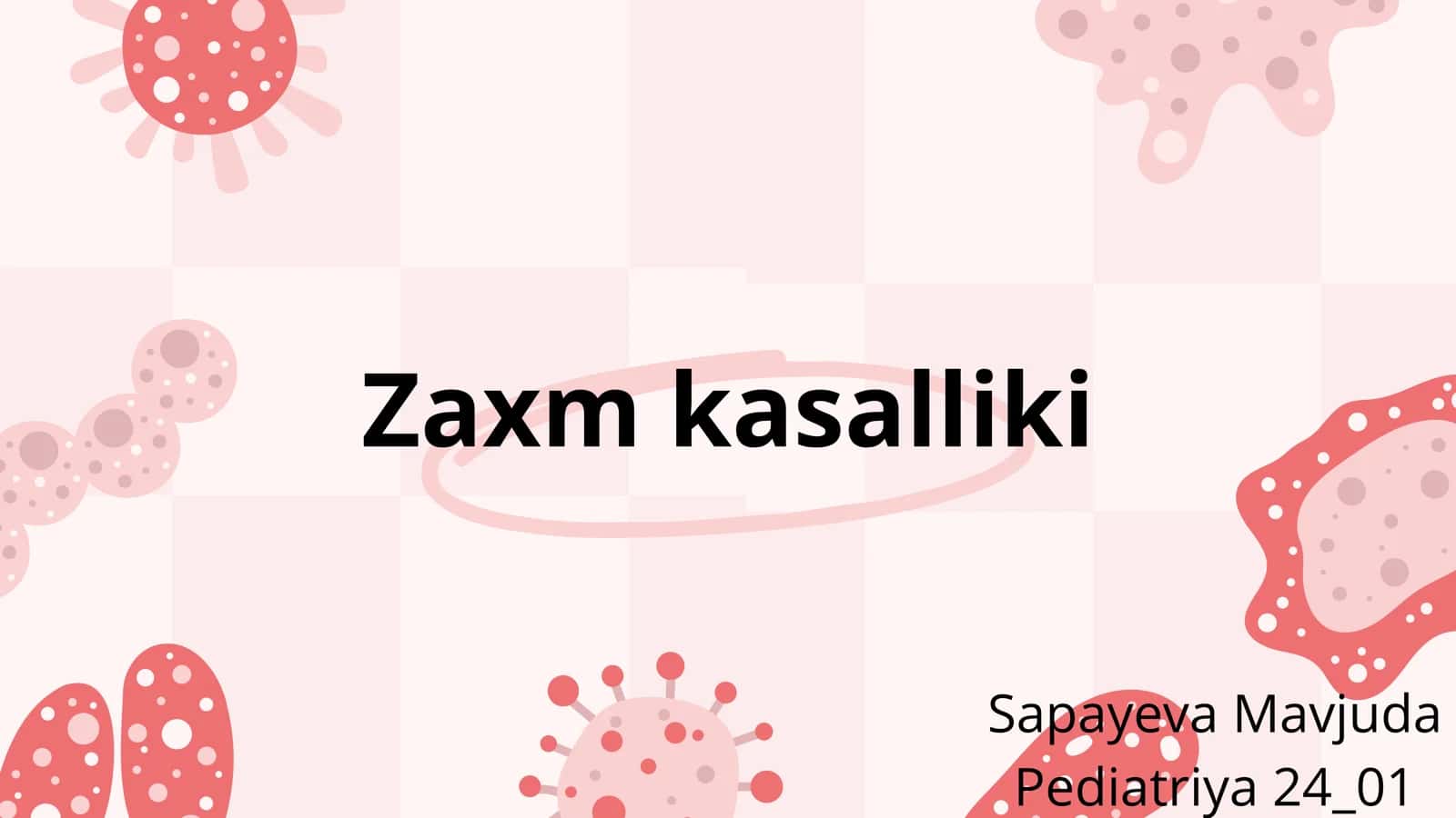Zaxm kasalligi