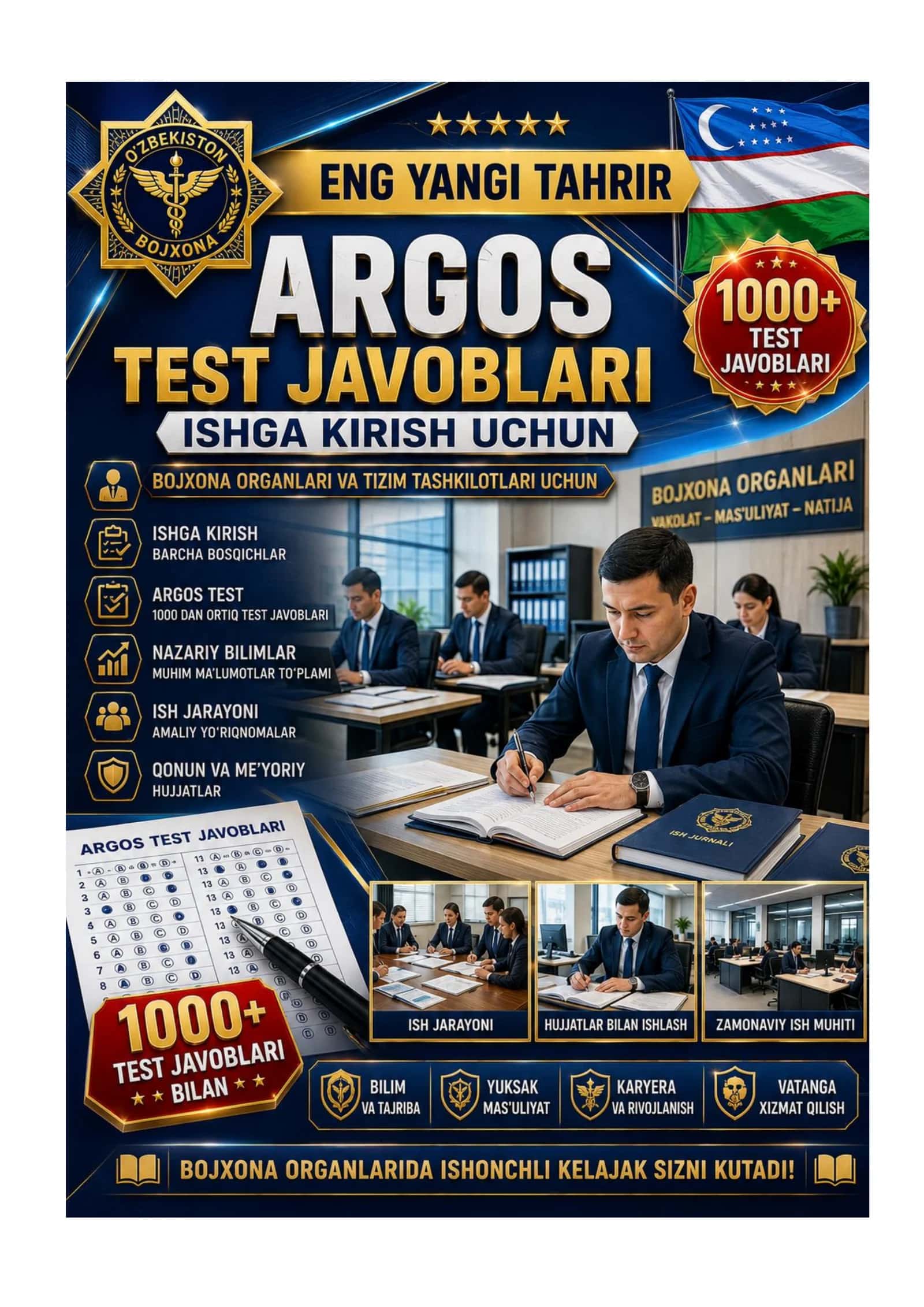 ARGOS test YANGI TAHRIR