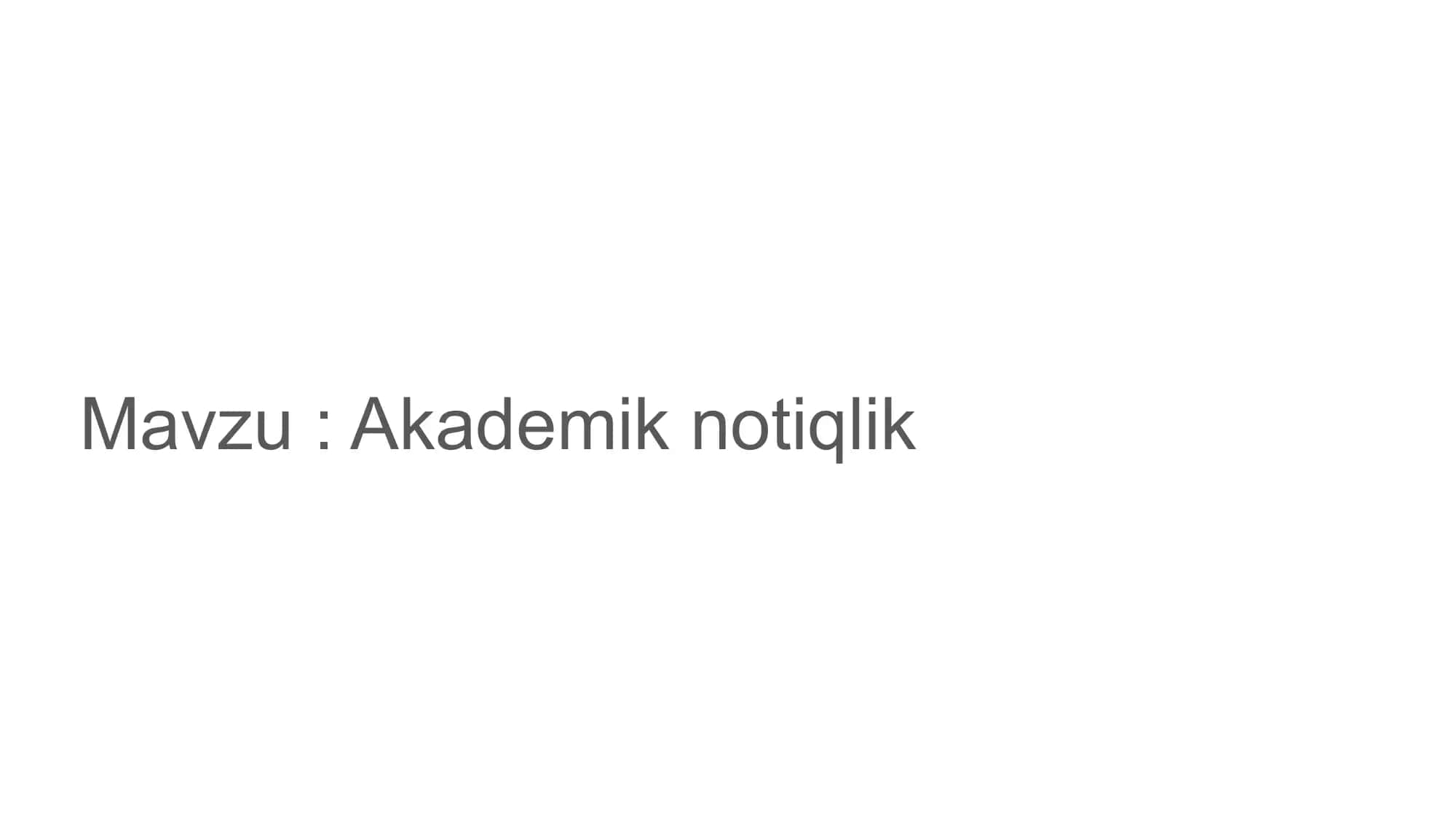 Akademik notiqlik