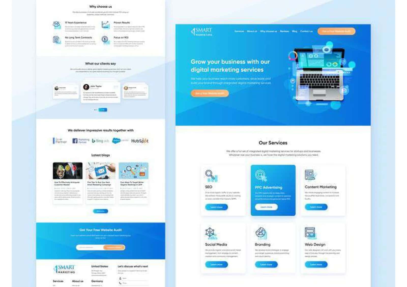 Landing Page Web Site