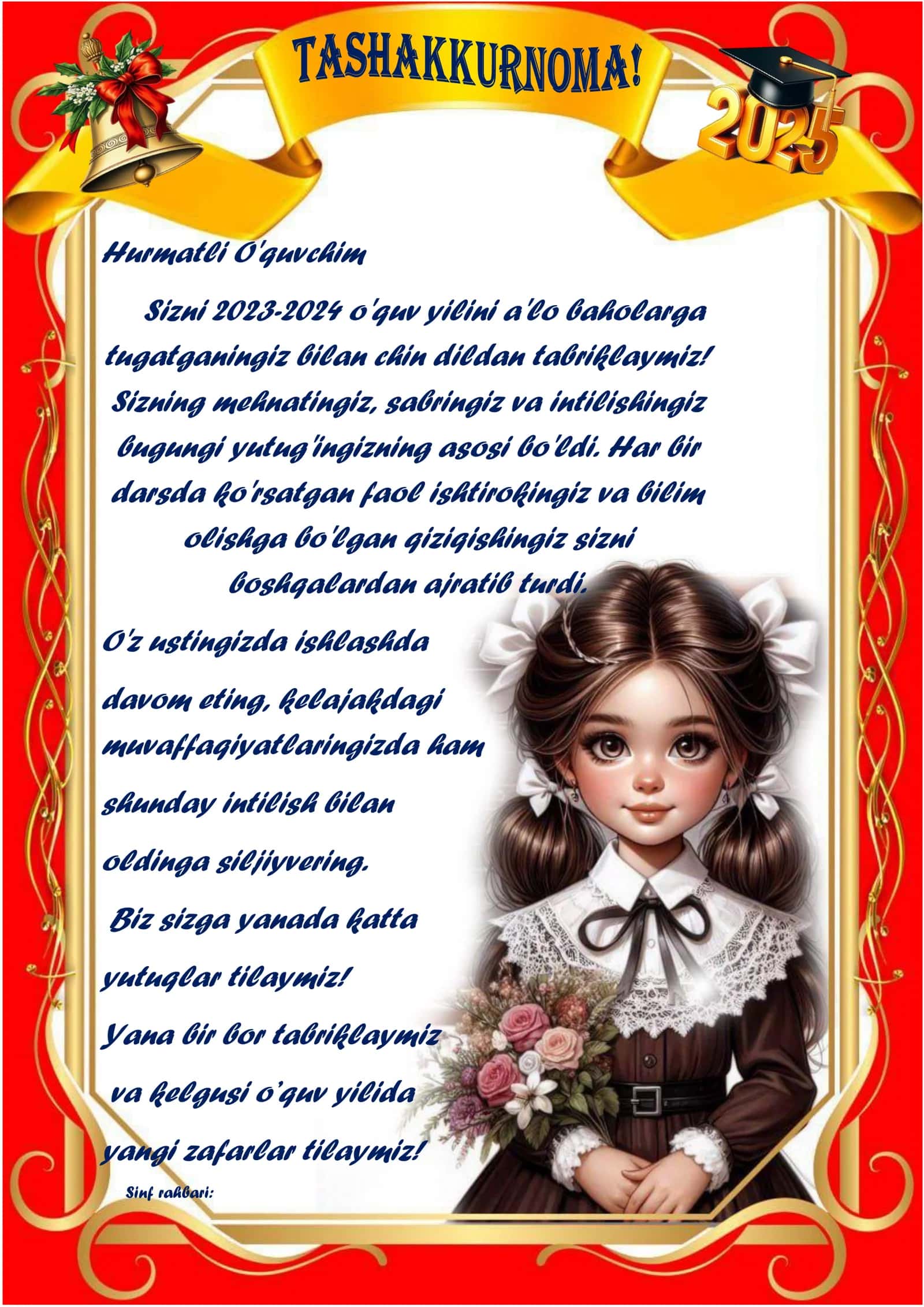 Bo'lgan qiziqishingiz