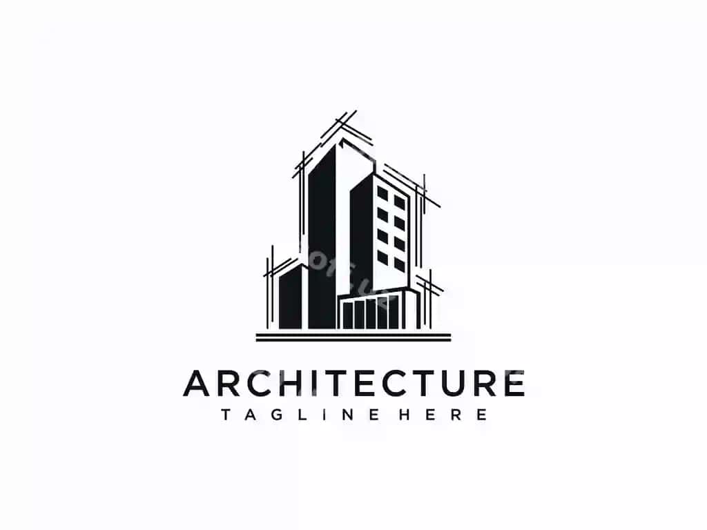 Arxitektonik qurilish uy xususiyati logotip dizayni | Architectural construction home property logo design
