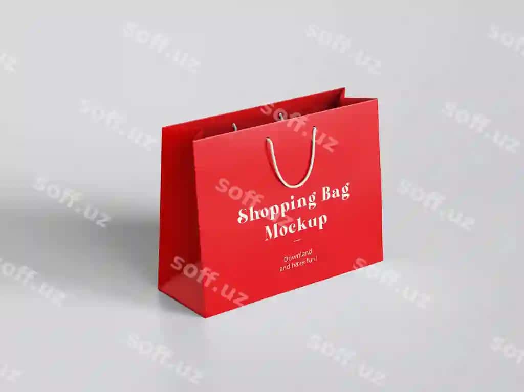 Do‘kon sumkasi mockup | Shopping bag mockup