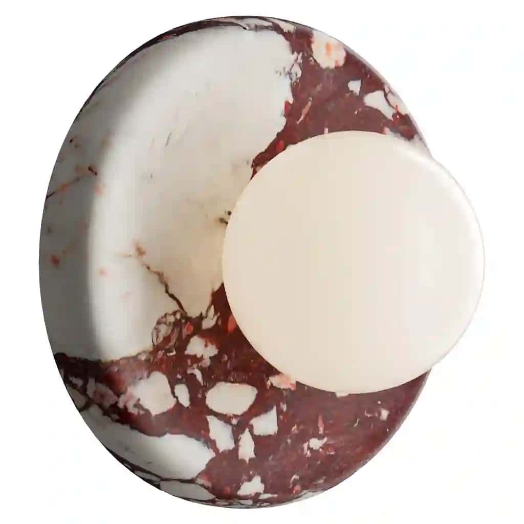 Orli Red Marble Sconce