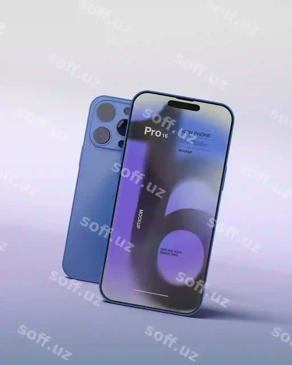 Yangi telefon ekrani prototipi dizayni | New phone screen mockup design