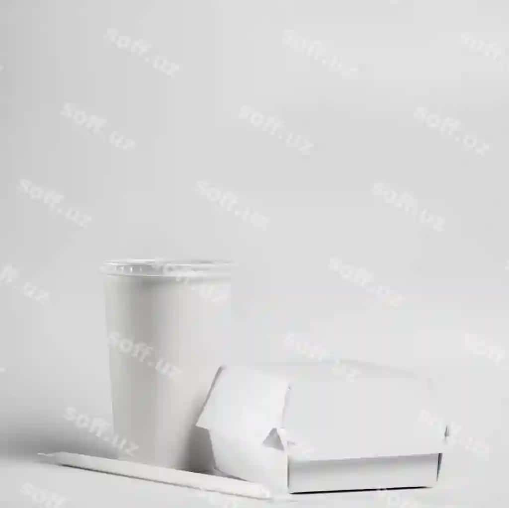 Tez ovqat brendingi mockup dizayni | Fast food branding mockup design
