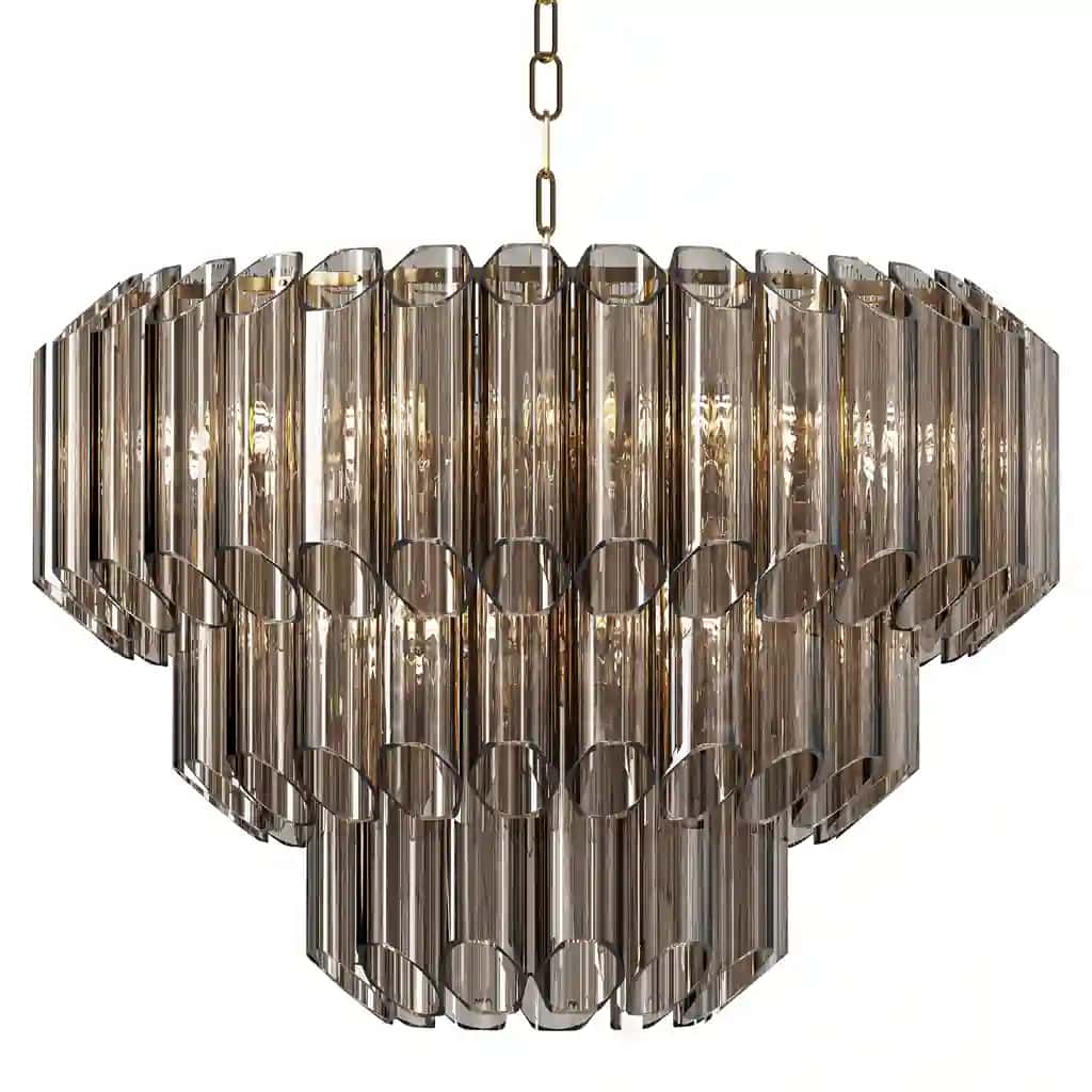 Aurum Cascade Glass Chandelier
