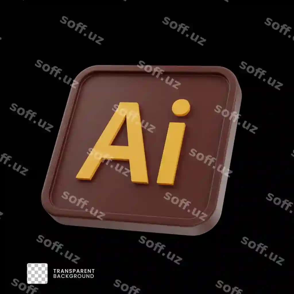 3d Adobe Illustrator ikon | 3d adobe illustrator icon