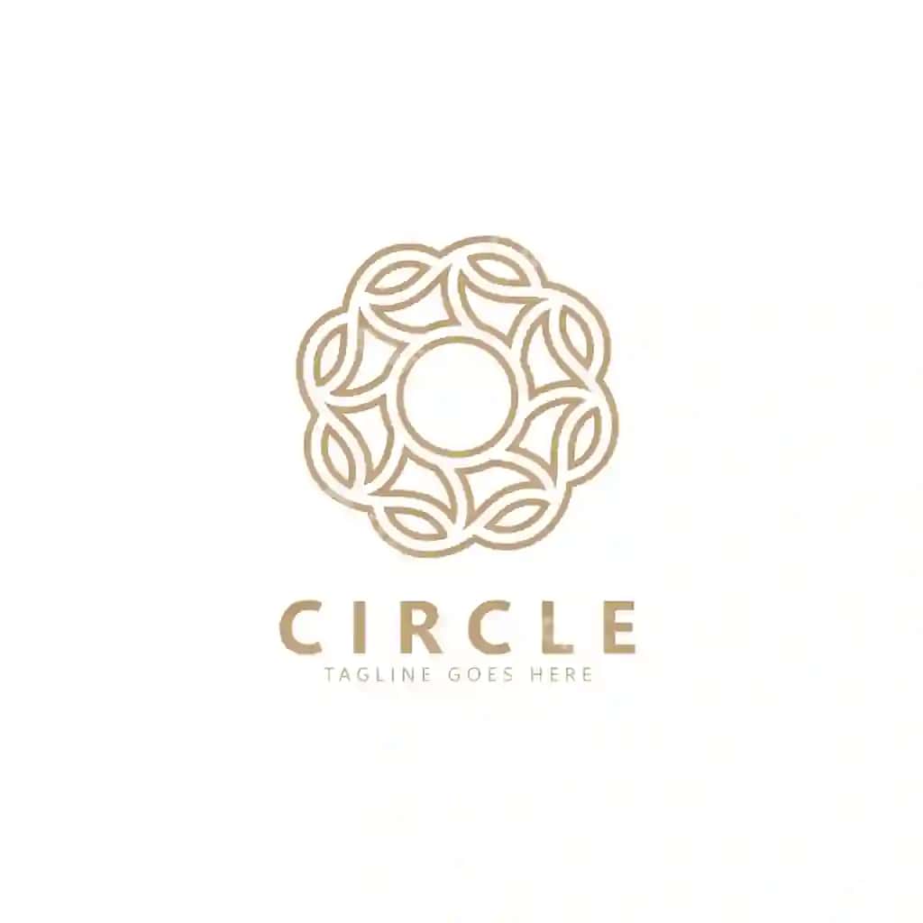 Doira logotip shabloni doirali naqsh forma mandala sharqiy naqsh | Circle logo template circular pattern form mandala oriental pattern