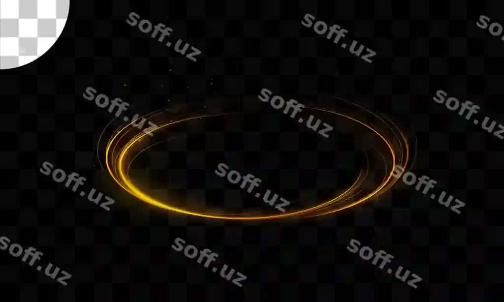 Chiroqlik effekti shaffof fonda | Light effect with transparent background