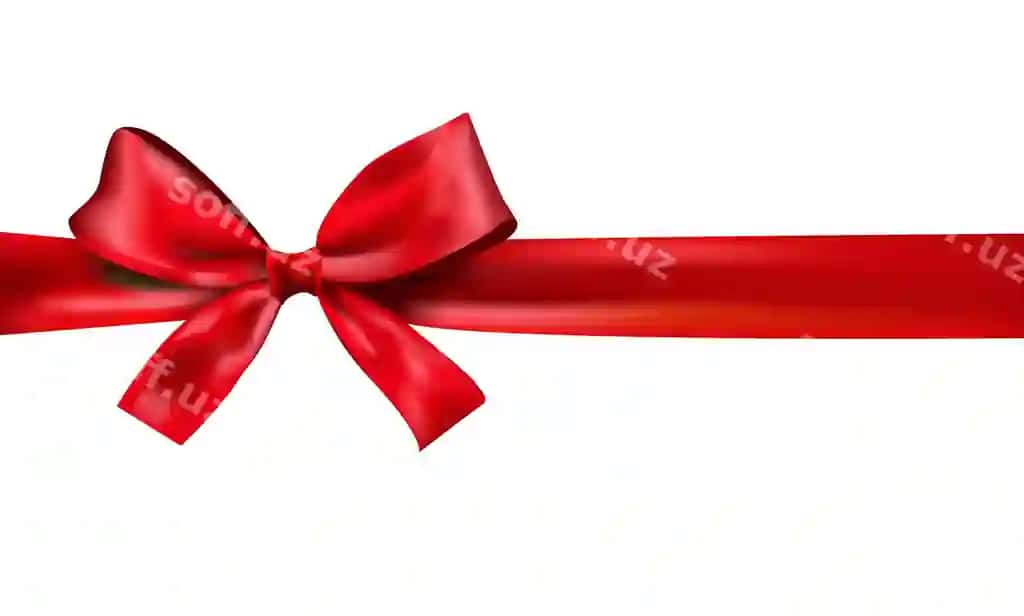 Parlay qizil satyn lenta oq orqa fon qizil sovg'a bant lenta | Shiny red satin ribbon white background red gift bow ribbon
