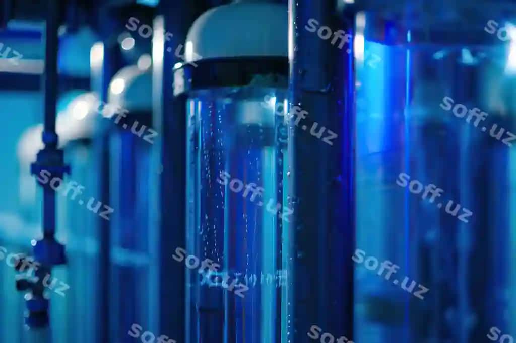 Generativ sun'iy intellekt mavzusidagi uy uchun toza, yumshoq su filtratsiya tizimi | Generative ai theme water filtration system home clean soft liquid drinking
