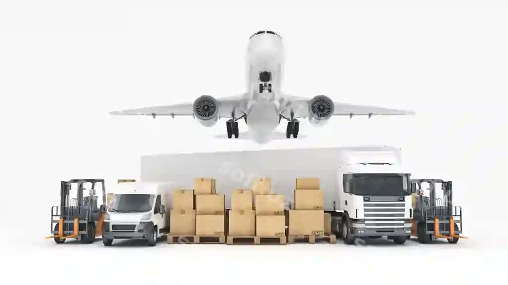 Dunyoning kenglikdagi yuk tashish kontsepsi si 3d renderi | World wide cargo transport concept 3d rendering