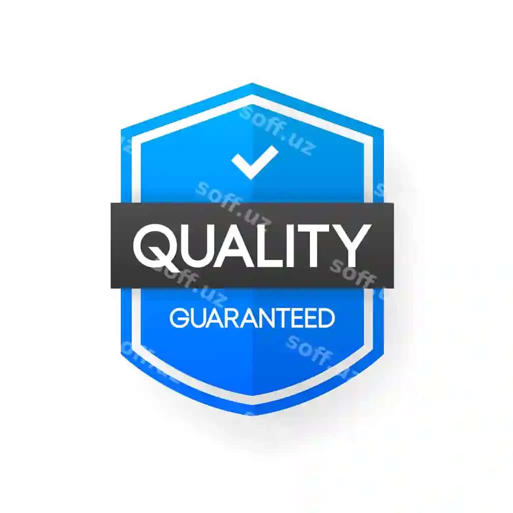 Sifat kafolat pochmarkasi sifat kafolat yorlig'i tekis dizayn belgi | Quality guarantee stamp quality guarantee label flat design sign