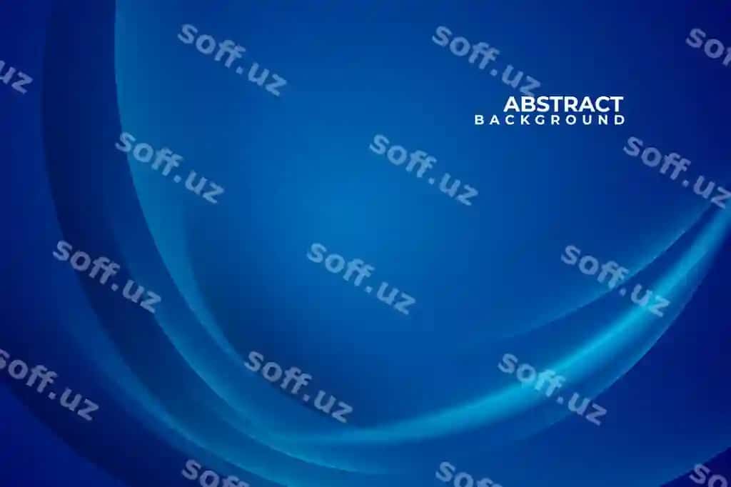 Abstrakt orqa fonda ko'k to'lqiq gradienti bilan | Abstract background with blue wave gradient
