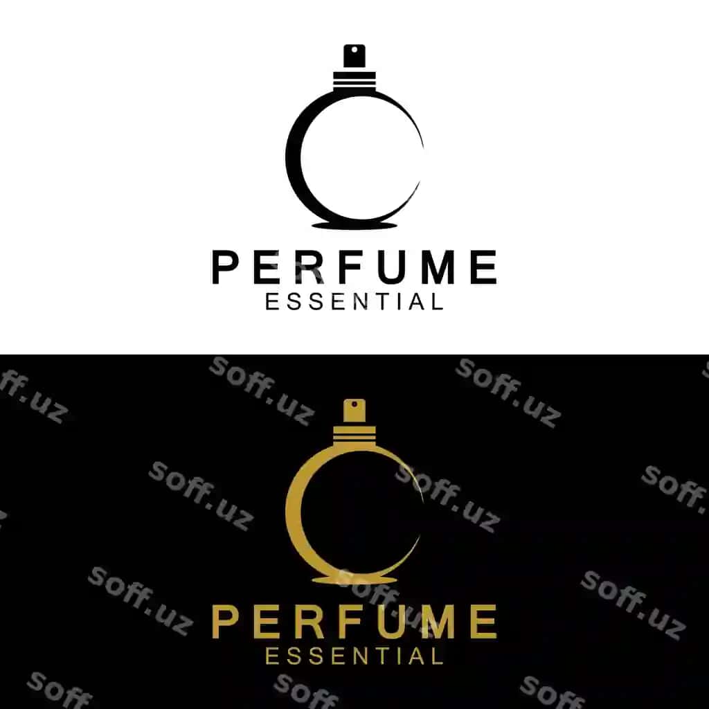 Bozorov parfum logotip dizayni biznes kosmetika parfum do'konlari vektor | Luxury perfume logo design business cosmetics perfume shops vector