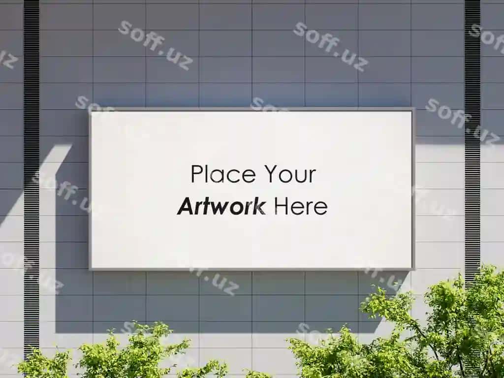 Psd haqiqiy reklama billboard mockup | Psd realistic advertising billboard mockup