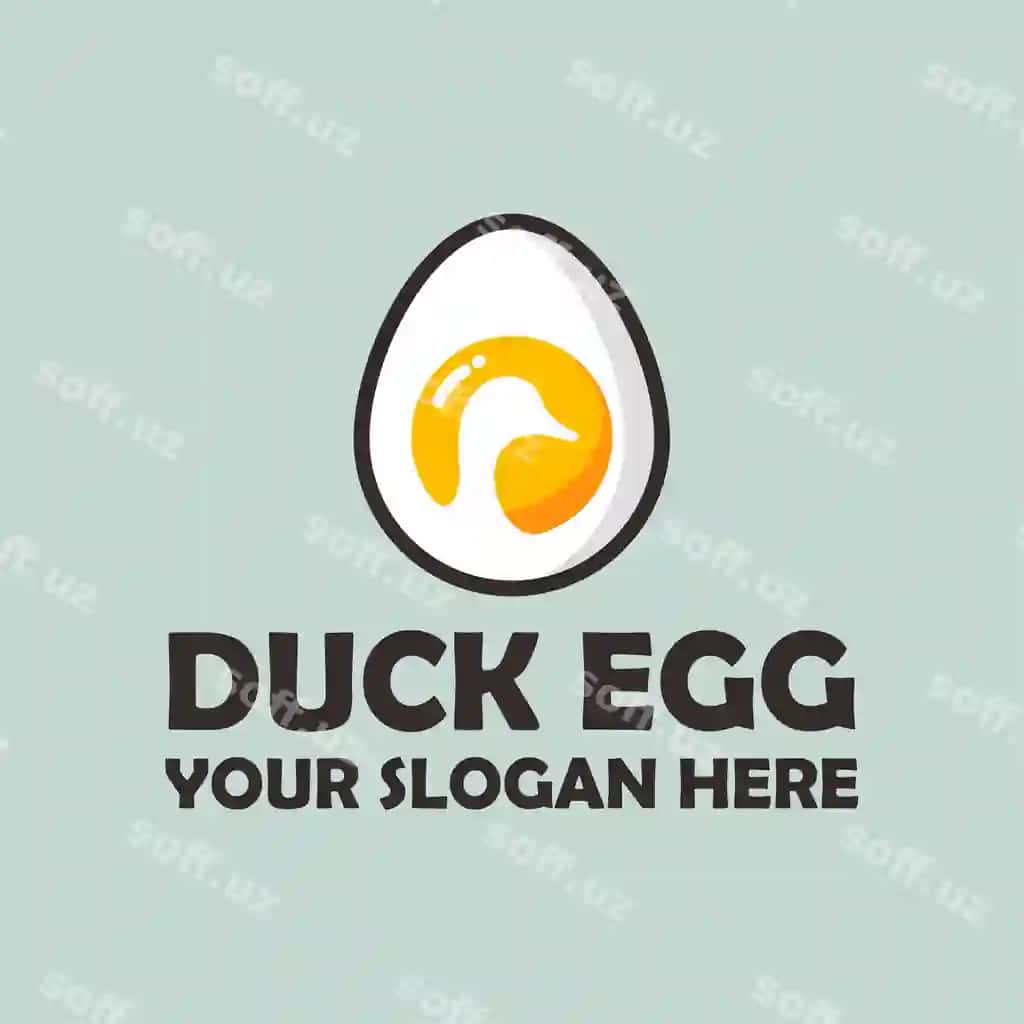 Ordek logo dizayn kontseptsiyasi | Duck logo design concept