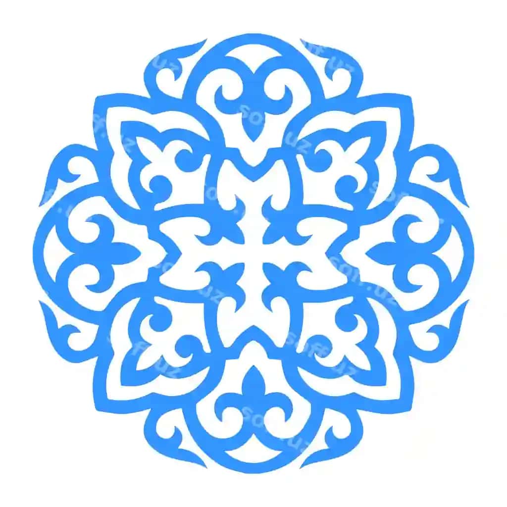Qozogʻiston naqsh namunasi | Kazakh ornament oyu ornek